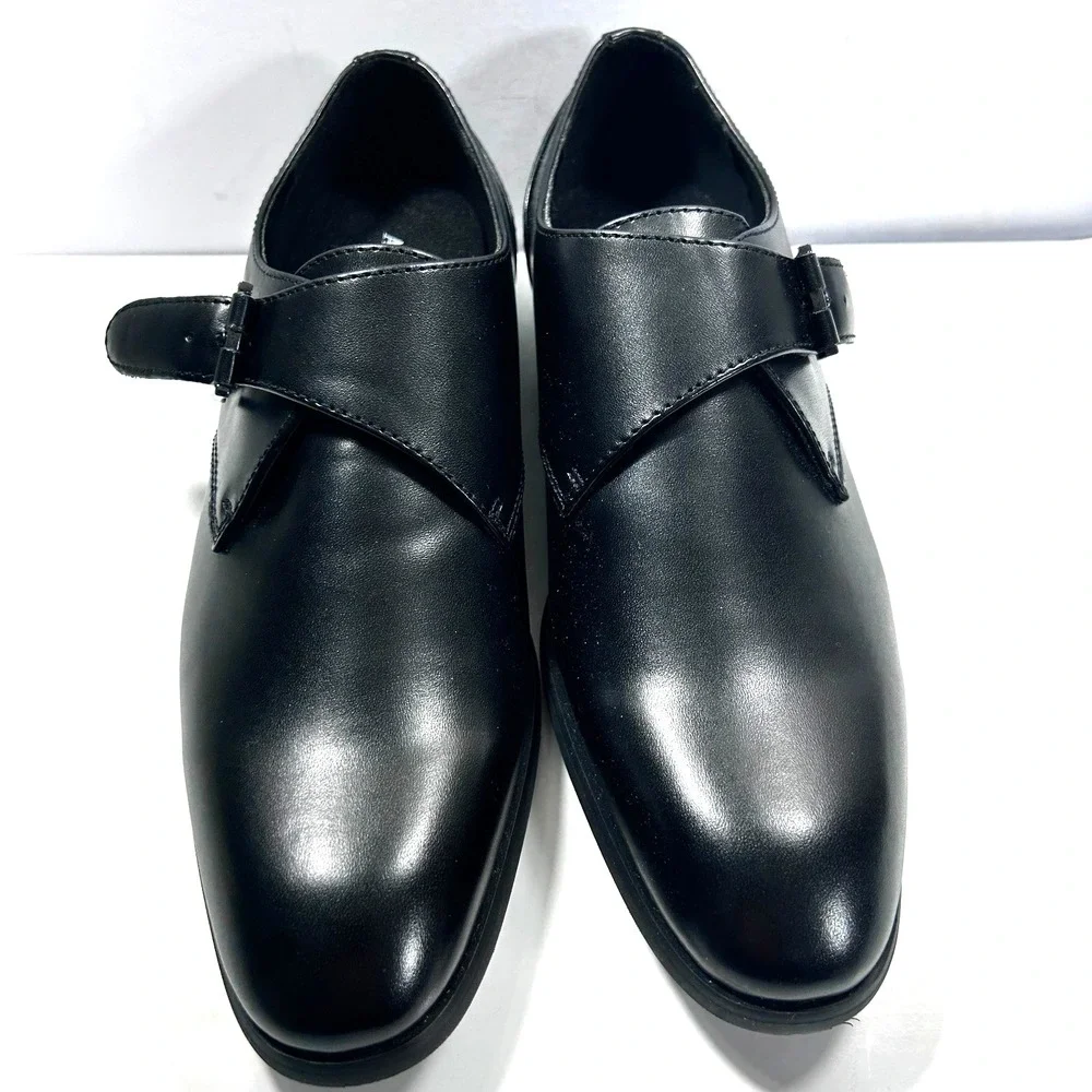 Alfani  Elijah Single Monk Strap‎ Men's Shoe Black 8M